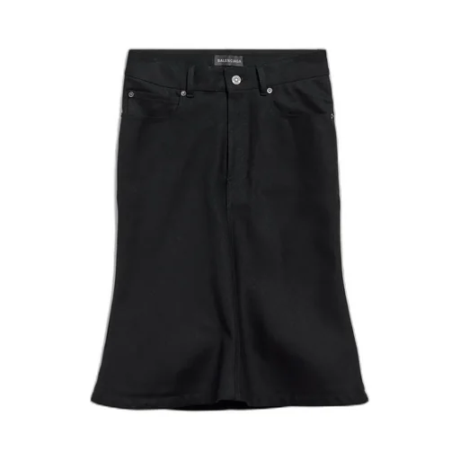 Godet Midi Skirt