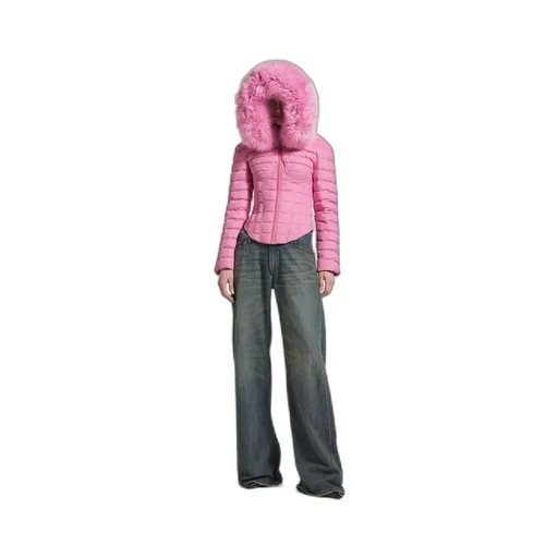 Hooded Corseted Puffer