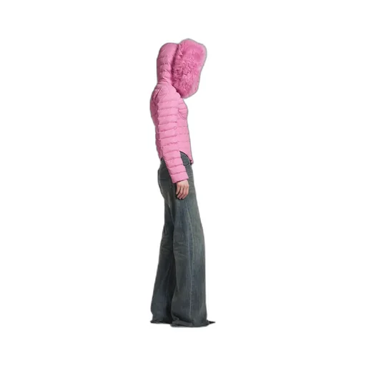 Hooded Corseted Puffer