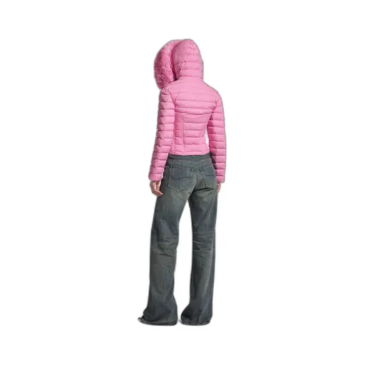 Hooded Corseted Puffer