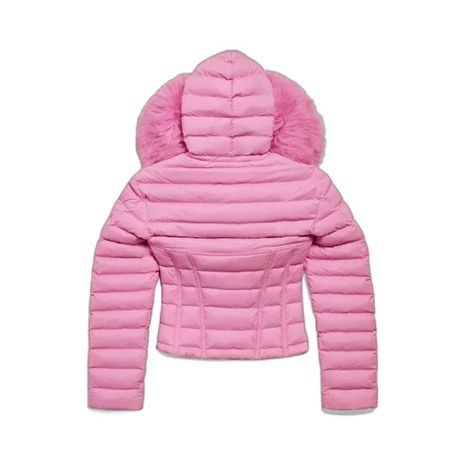 Hooded Corseted Puffer
