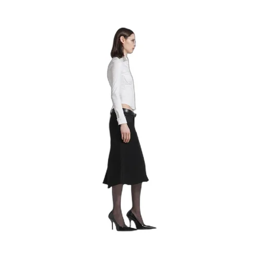 Godet Midi Skirt
