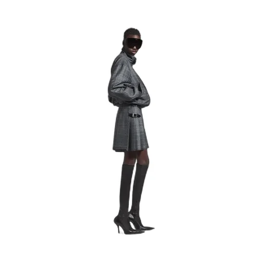 Pleated Mini Skirt