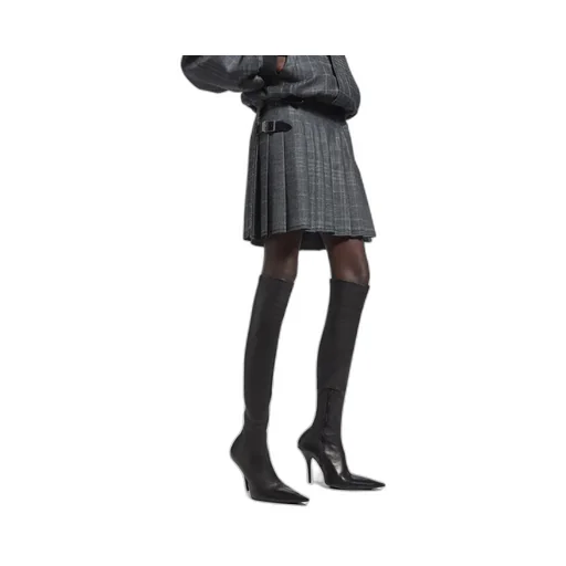 Pleated Mini Skirt