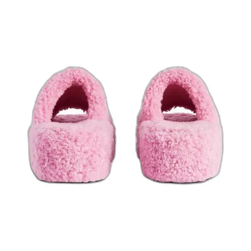 Furry Platform Sandal