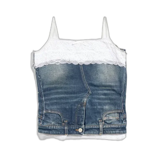 Patched Tank Top