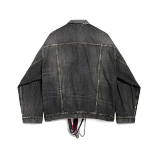 Oversized Charms Denim Jacket