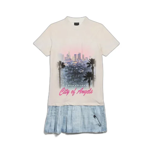 City Of Angels Layered T-Shirt Dress