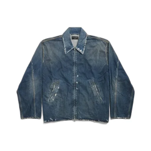 Zip-Up Denim Jacket