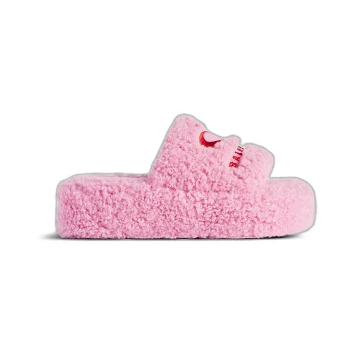 Furry Platform Sandal