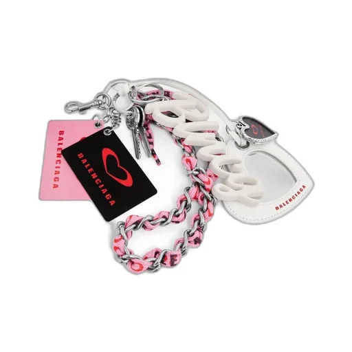 Keychain/Charm Blncg Multi Hearts