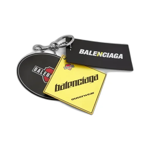 3 Tags Charm Keychain