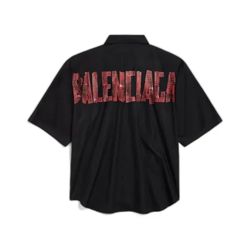 Security Tape Logo Short Sleeve Large Fit Shirt