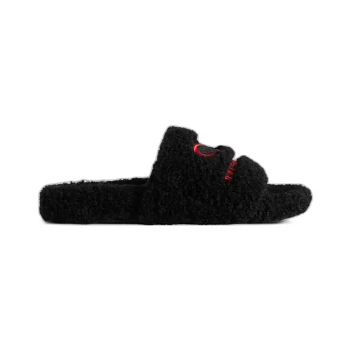 Furry Slide Sandal