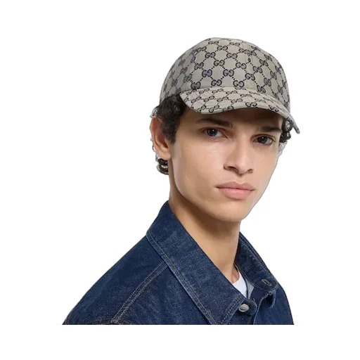 Gg Cotton Canvas Baseball Hat