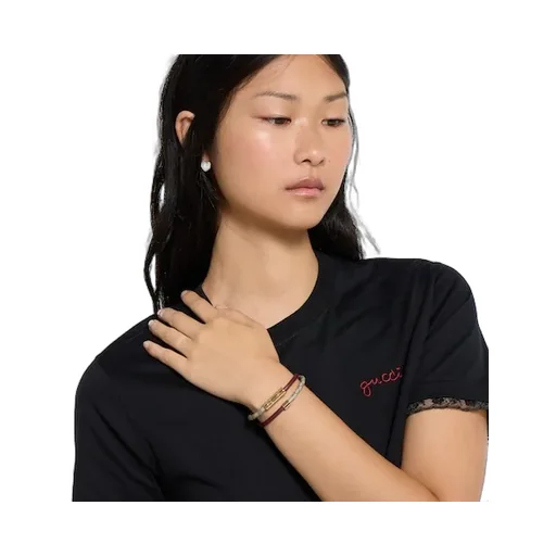 Double Bracelet With Gg Detail