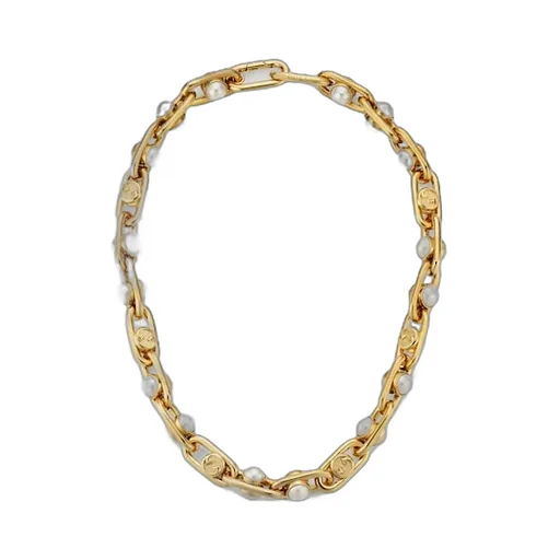 Necklace With Mobile Pearls