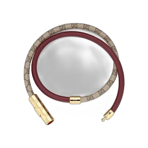 Double Bracelet With Gg Detail