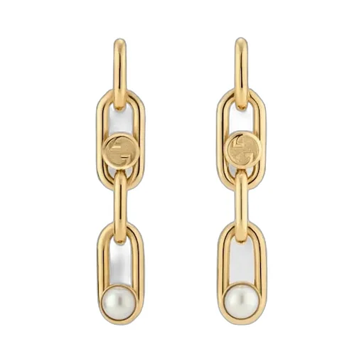 Earrings With Mobile Pearls