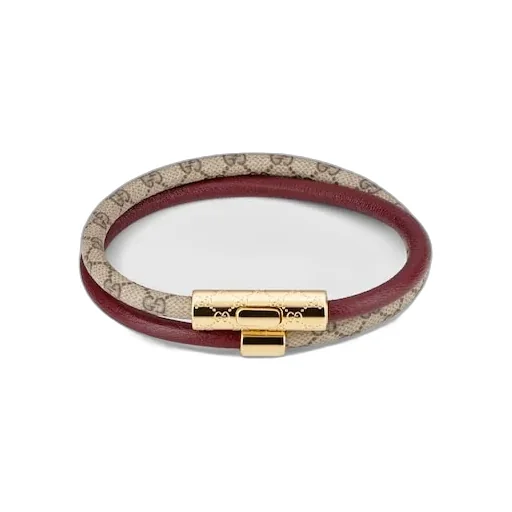Double Bracelet With Gg Detail