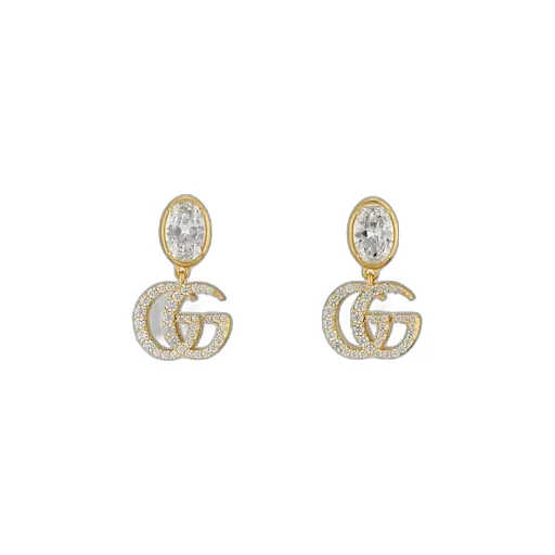 Gg Marmont Crystal Earrings