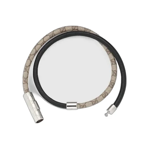 Double Bracelet With Gg Detail