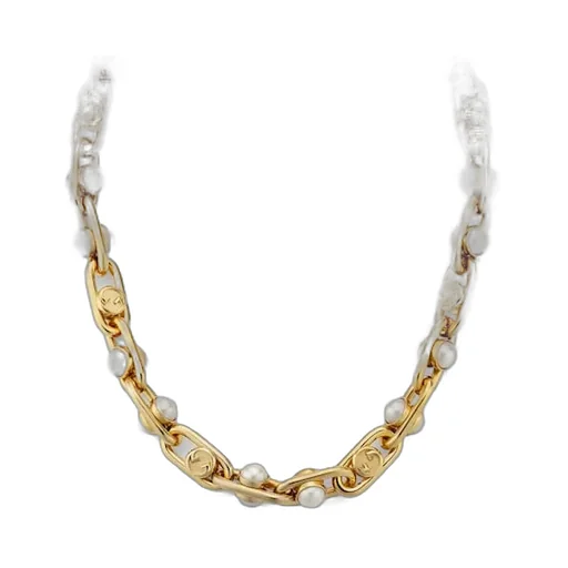 Necklace With Mobile Pearls