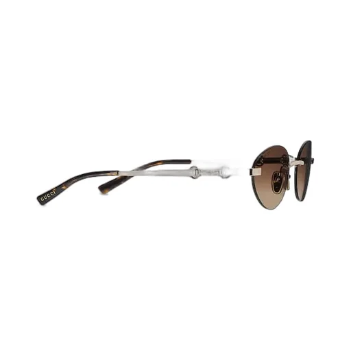 Frameless Oval Sunglasses
