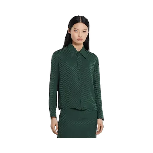 Interlocking Gg Silk Jacquard Shirt