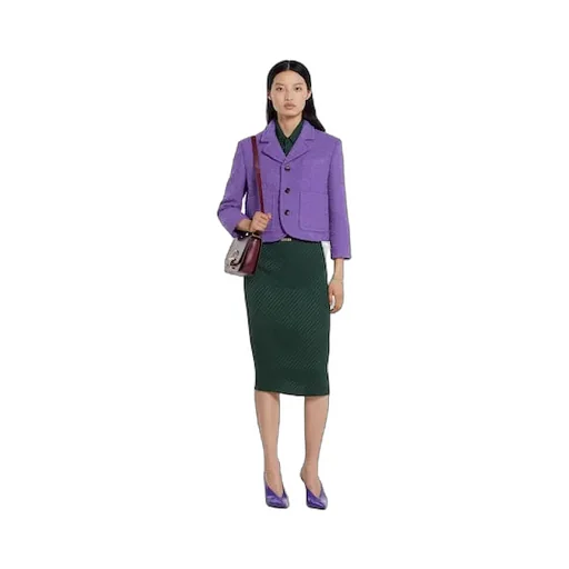 Interlocking G Silk Jacquard Skirt