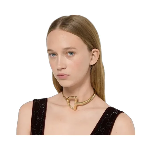 Half Horsebit Necklace