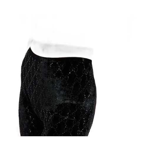 Gg Crystal Embroidered Leggings
