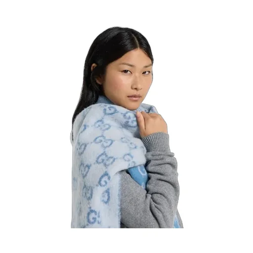 Gg Alpaca Wool Blend Scarf