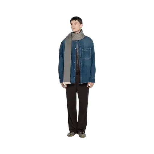Gg Wool Jacquard Scarf