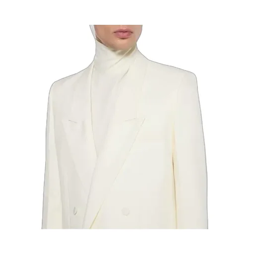 Double-Breast Technical Panama Jacket