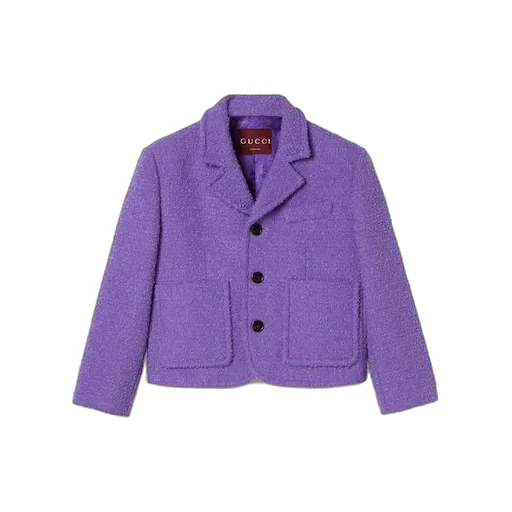 Wool Cotton Bouclé Jacket