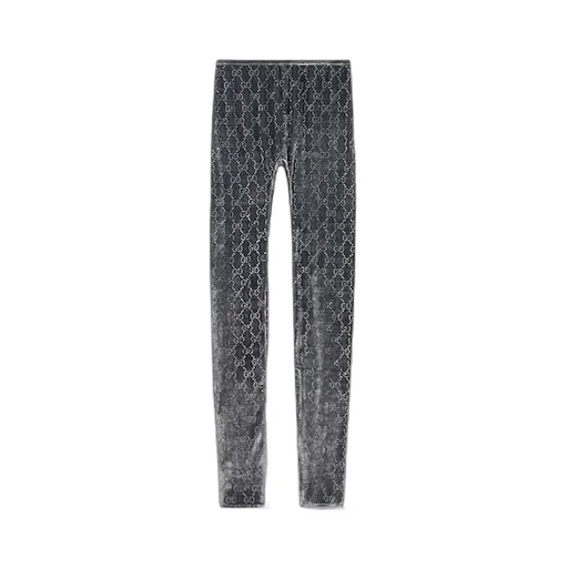 Gg Crystal Embroidered Leggings