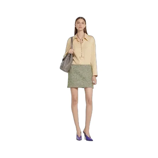 Interlocking Gg Silk Jacquard Shirt