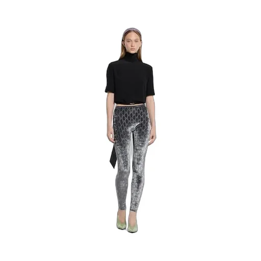 Gg Crystal Embroidered Leggings