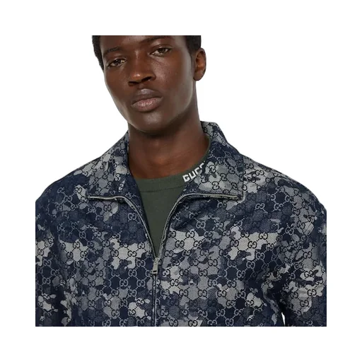 Gg Jacquard Denim Jacket