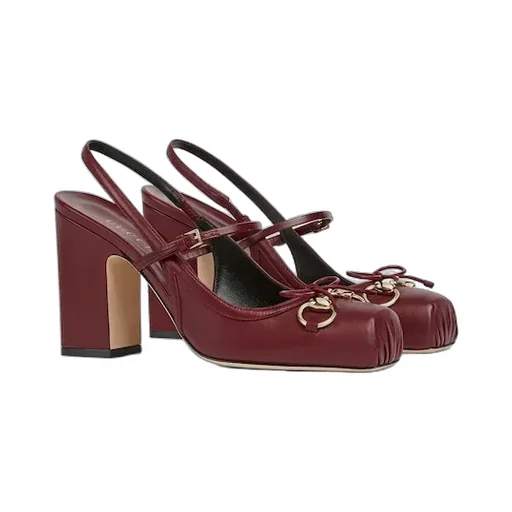 Gucci Horsebit Slingback Pump