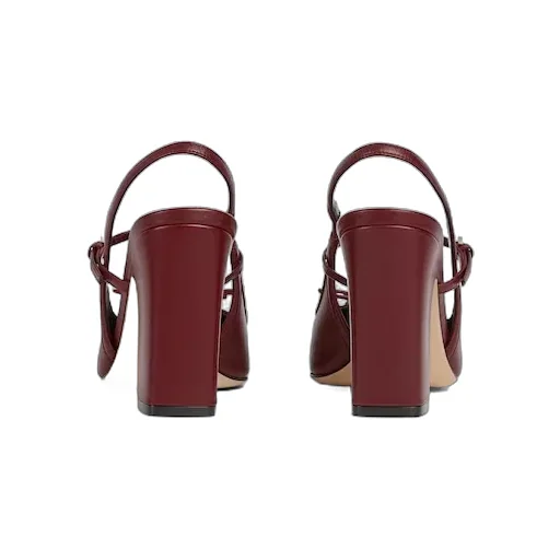 Gucci Horsebit Slingback Pump