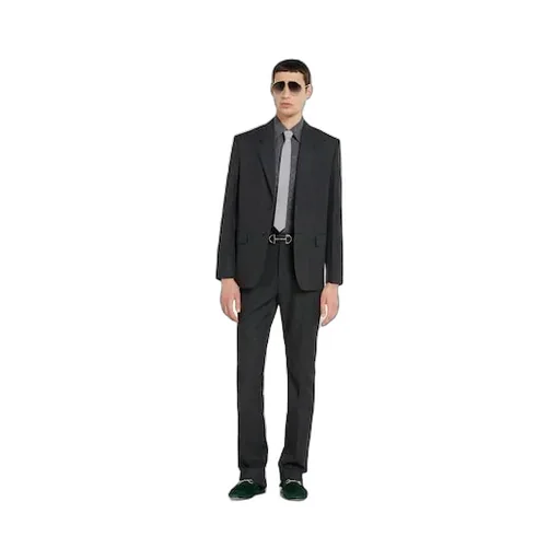 Wool Mouliné Pant