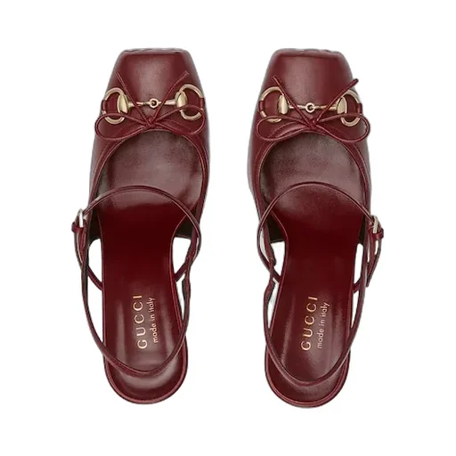 Gucci Horsebit Slingback Pump