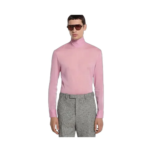 Silk Stretch Chiffon Shirt