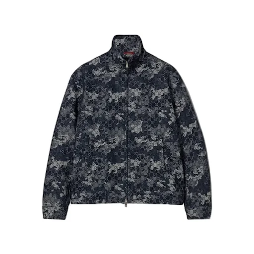 Gg Jacquard Denim Jacket