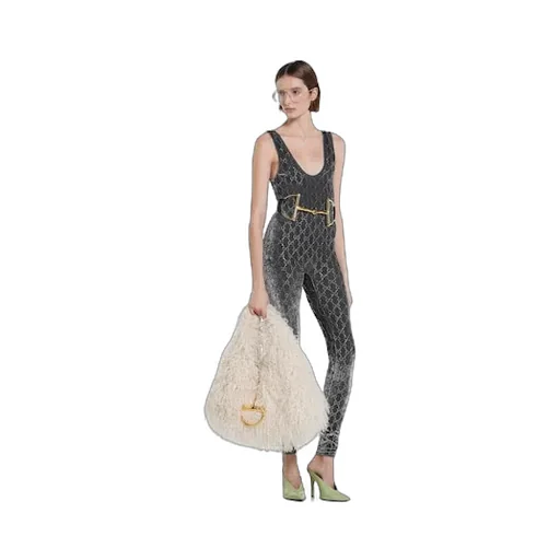 Gg Crystal Embroidered Jumpsuit