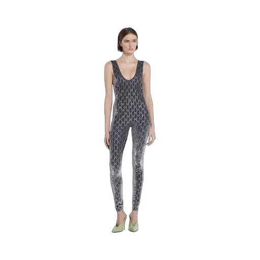 Gg Crystal Embroidered Jumpsuit