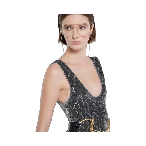 Gg Crystal Embroidered Jumpsuit