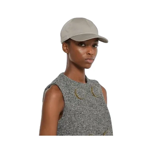 Cotton Baseball Hat With Embroidery